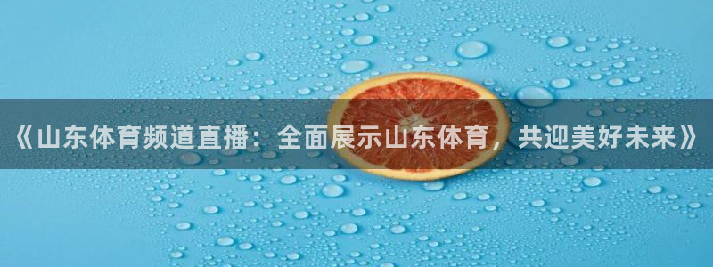 《山东体育频道直播：全面展示山东体育，共迎美好未来》